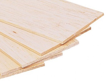 Plancha de madera balsa 100x1000x2,5mm. - Rocafort