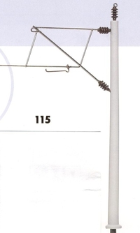 thumbnail image 2 of SOMMERFELDT 400 Scala N Pole Completo Per Catenaria – Altezza 55 Mm, Made In Germany 2 of 4