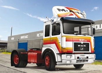 MAN F8 19,321 4X2. Kit de plástico escala 1/24.