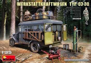 Werkstattkraftwagen typ 03-30, escala 1/35.