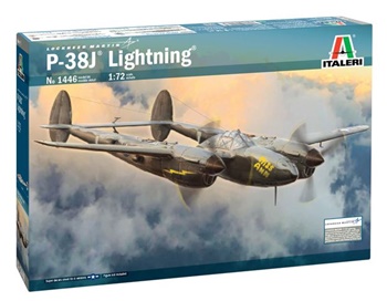 P-38J Lightning. Kit de plástico escala 1/72.