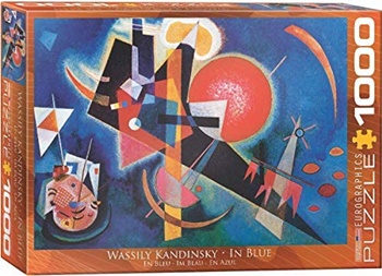 En azul de Wassily Kandinsky.