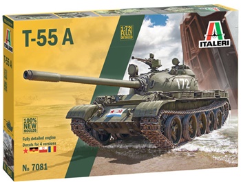 T-55 A, Kit escala 1/72.