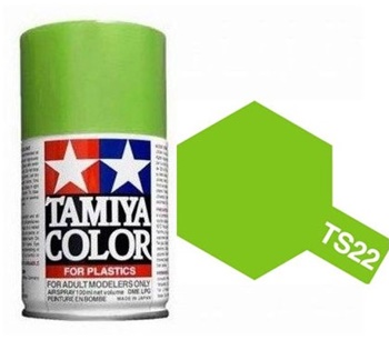 Spray color LIGHT GREEN.