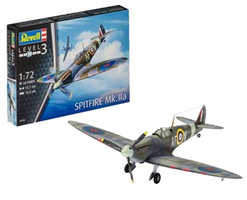 Spitfire Mk IIa, kit de plástico escala 1/72.