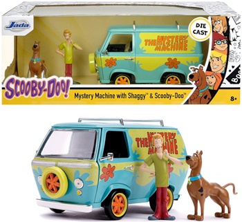 SCOOBY-DOO! FURGONETA + Figuras de Shaggy y Scooby.