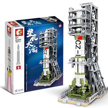 Cohete espacial, kit de construcción 2147 piezas.