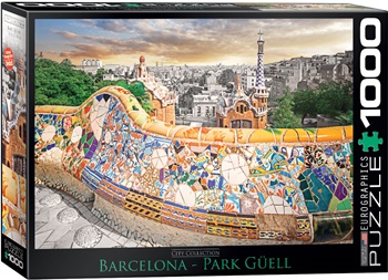 Parque Güell, Barcelona. Puzzle de 1000 piezas.