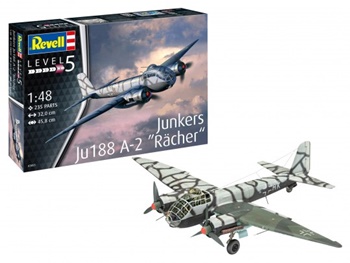 Junkers Ju188 A-2 Rächer. Kit de plástico escala 1/48.