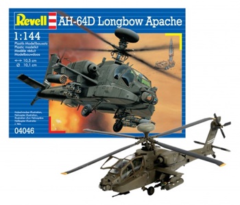 AH-64D Longbow apache. Kit de plástico escala 1/144.