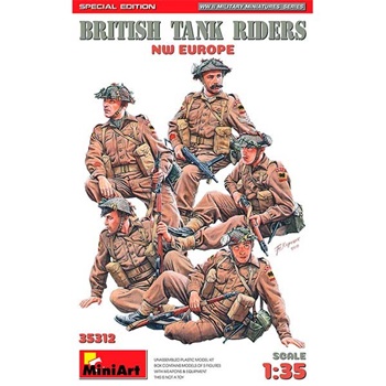 British tank riders, escala 1/35.