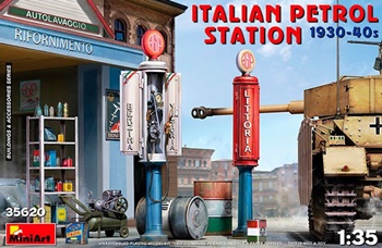 Gasolinera italiana 1930-1940, escala 1/35.