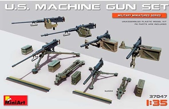 U.S. Machine gun set, escala 1/35.