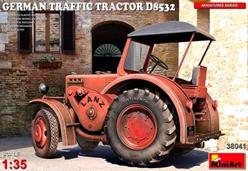 German traffic tractor D8532. Kit de plástico escala 1/35.