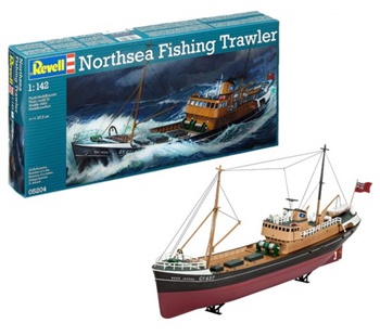 Northsea fishing trawler. Kit de plástico escala 1/142.