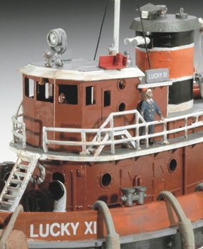 Harbour tug boat, kit de plástico escala 1/108.