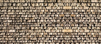 Papel imitación muro "piedra tallada". Medida: 64x15cm