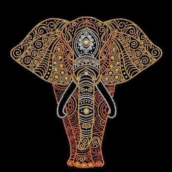 MINIART CRAFT: Elefante dorado.