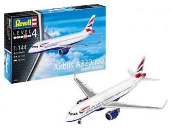 Airbus A320neo British Airways.. Kit de plástico escala 1/144.