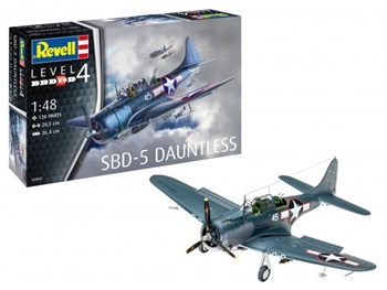 SBD-5 Dauntless. Kit de plástico escala 1/48.