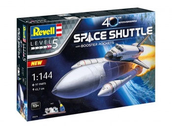 Space Shuttle 40º Aniversario. Kit de plástico escala 1/144.