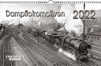 Dampflokomotiven calendario 2022
