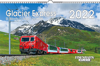 Glacier Express calendario 2022