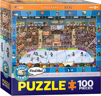 Hockey, puzzle de 100 piezas.
