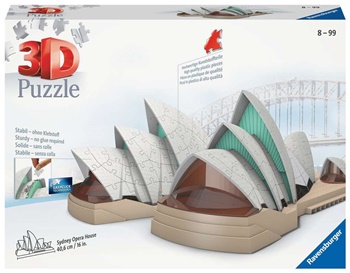 Opera de Sydney. Puzzle 3D. Medida: 40.6cm.