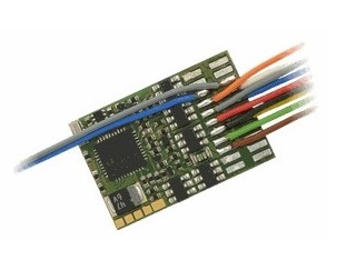 Decodificador serie MX633 con cables, con Railcom y compensación de ca