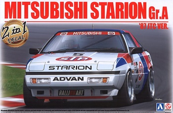 Mitsubishi Starion gr. A 1987. Kit de plástico escala 1/24.