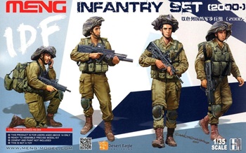 Infantería del ejército Israelita 2000 en adelante, escala 1/35.
