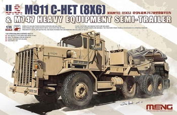 U.S. M911 C-HET 8X6 Semi trailer. Kit de plástico escala 1/35.