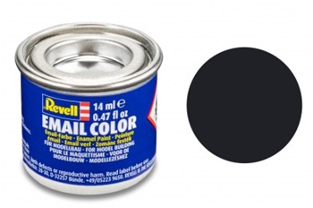 Pintura esmalte color negro mate RAL9011, 14 ml.