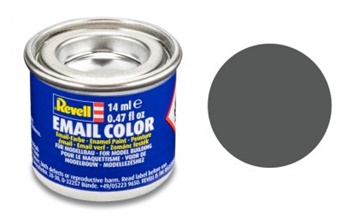 Pintura esmalte color gris oliva mate RAL7010, 14ml.