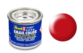 Pintura esmalte color rojo luminoso satinado RAL 3024.
