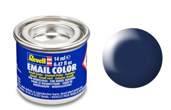 Pintura esmalte color azul oscuro satinado RAL 5013, 14ml.