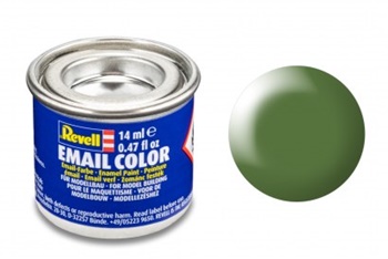 Pintura esmalte verde satinado RAL 6025, 14ml.