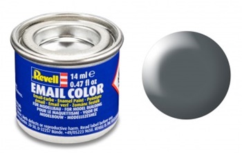 Pintura esmalte color gris oscuro satinado RAL 7012, 14 ml.