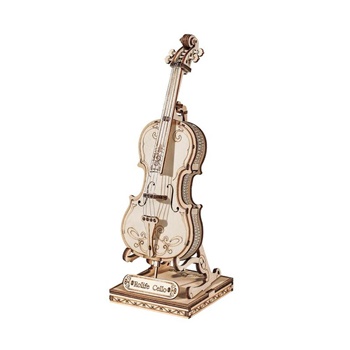 Cello, kit de madera con 58 piezas.