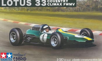 1965 Lotus 33 Formula one champion, kit de plástico escala 1/20.
