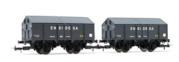 Set de dos vagones tipo PX ENSIDESA, época III.