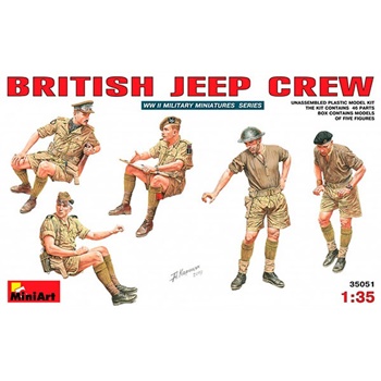 British Jeep crew, escala 1/35.