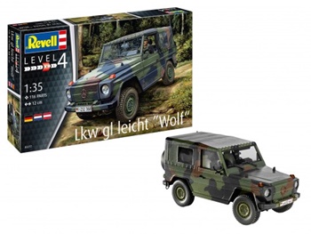 Lkw gl leicht Wolf, kit de plástico escala 1/35.