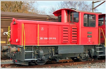 Locomotora Tm IV 9664 SBB CFF, época IV-V. Digital con Sonido.