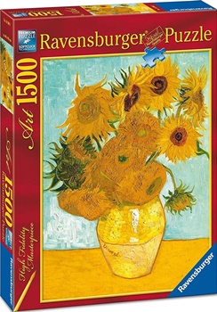 Los girasoles de Vincent van Gogh, 1500 piezas.