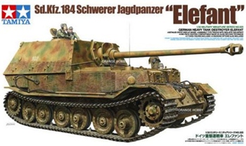 Sd. Kfz. 184 Schwerer Jagdpanzer Elefant, incluye tres figuras. Kit de