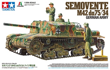 Semovente M42 da75/34 German army. Kit d eplástico escala 1/35.