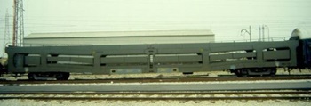 Set de 2 unidades vagón plataforma DDMA, época IV.