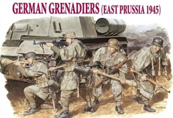 German Grenadiers. Kit de plástico escala 1/35.